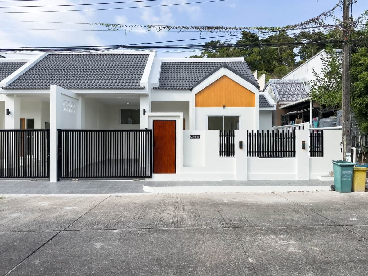 Single-storey semi-detached house, Sri Suchat 2, Samkong-Ratsada